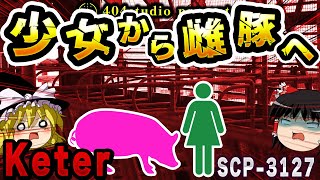 【ゆっくりSCP解説】乙女心が持つ異常性？少女から雌豚へと変化したSCPを解説【SCP312719歳のジェシカ・ランバートと異常な大きさの雌豚よ、永遠に】 [upl. by Ecylahs]