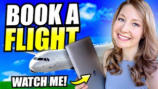 HOW TO BOOK A FLIGHT TICKET ONLINE stepbystep guide for beginners [upl. by Nyrtak]