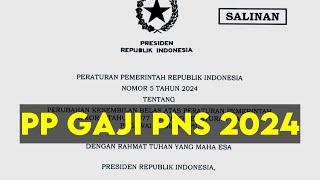 RESMI Terbit Perpres Kenaikan Gaji PNS 2024 Cek Rincian Tabel Kenaikan Gaji PNS 2024 amp Jadwal Rapel [upl. by Anilet]