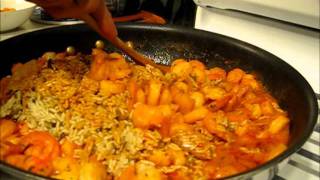 BACKPACKERS DEHYDRATED MEALS SHRIMP MOZAMBIQUE [upl. by Tanney]