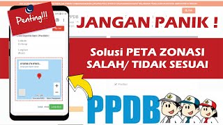 Cara Merubah Titik Koordinat Peta Zonasi PPDB Online [upl. by Aloeda]