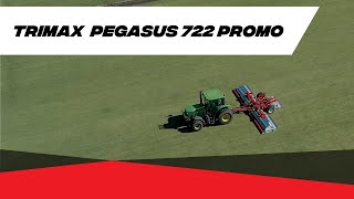 The Trimax Pegasus 722 Wide Area Mower  Ideal for Sod Turf Farm Applications [upl. by Innos]