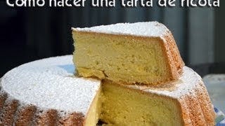 Como hacer una tarta de ricota [upl. by Ennaxxor]