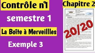 Contrôle de français n°1 1bac semestre 1 الفرض الأول في اللغة الفرنسية أولى باك الدورة الأولى [upl. by Sheree476]