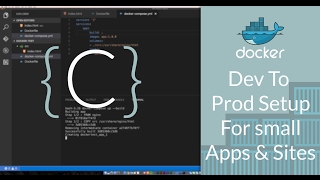 Easy Docker Dev to Production Setup for Small Projects [upl. by Siblee]