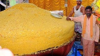 Unbelievable Food Making in the World 32000 kgs laddu making Ganesh Chaturti [upl. by Arayc21]