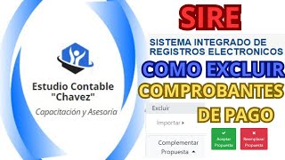 COMO EXCLUIR FACTURAS DE LA PROPUESTA DEL REGISTRO DE COMPRAS DEL SIRE  SUNAT ACTUALIZADO [upl. by Arimat]