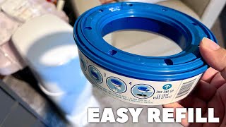 How To Setup amp Refill DIAPER GENIE [upl. by Naid]