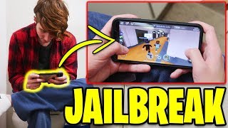 Roblox Jailbreak MOBILE CHALLENGE on my NEW PHONE iPhone XS Max [upl. by Amity]