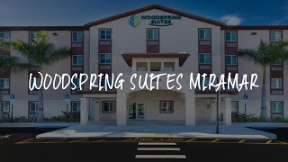 WoodSpring Suites Miramar Review  Miramar  United States of America [upl. by Emarej]