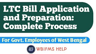 LTC Bill Application and Preparation Complete Process [upl. by Stewart]