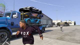 FRANKLIN SELLING EVERY TECHNO GAMERZ SUPER CARSGTA 5 MODS [upl. by Tann]