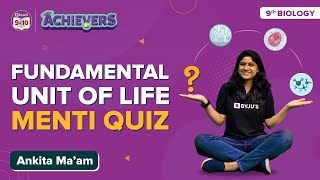 Fundamental Unit of Life Class 9 Science Biology Menti Quiz Full Chapter Revision  BYJUS Class 9 [upl. by Eitsyrk216]