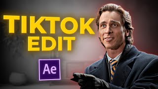 HOW TO Make TikTok Edits I After Effects Beginner Tutorial [upl. by Miksen]