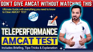 AMCAT Test for Teleperformance  Teleperformance Assessment Test  AMCAT PART 2 [upl. by Hazeghi91]