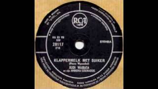 Klappermelk met suiker  Rudi Wairata en zijn Ambonia Serenaders Dutch doo wop 1955 [upl. by Cirek]