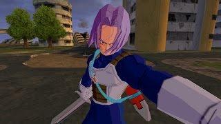 Future Trunks in armor with a Sword VS the Androids DBZ Tenkaichi 3 mod [upl. by Enelak]