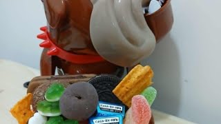 ASMR 🌈 PLACING Milk chocolate icecreamStrawberry chocolateGummiesCookiesChips IN MADDOG PLATE [upl. by Leach50]