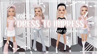 ROBLOX DRESS TO IMPRESS OUTFIT  HAIR COMBOS IDEAS  ETERNXITY [upl. by Alhahs25]