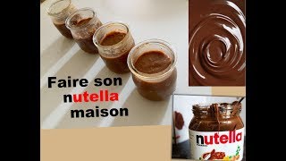 Le NUTELLA maison🍫RECETTE [upl. by Lletnohs759]