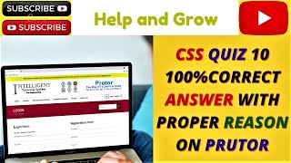 CSS QUIZ 10  PRUTOR  NO UFM  100 CORRECT ANSWERS WITH REASON [upl. by Llerraf]