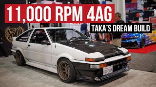 NA IS BEST Dream 11k RPM AE86 That Revs to the Moon and Back Built By 86 God Taka Aono [upl. by Ihc154]