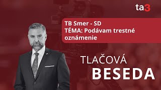 TB Smer  SD TÉMA Podávam trestné oznámenie [upl. by Nannoc]