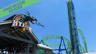 Hydrus Rollercoaster and Casino Pier Review Seaside Heights NJ [upl. by Cristi324]