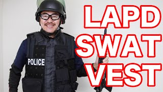 LAPD SWATタイプ ベスト サバゲ装備の紹介・マック堺のレビュー動画 [upl. by Hctim344]