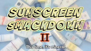 MEGAREVIEW 33 ALLMINERAL SUNSCREENS IN A STEEEEEEL CAGE [upl. by Carmine]