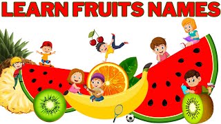 Fruits Name  Learn Fruits Name in English  Name of Fruits Basic English Learning [upl. by Anaujit]