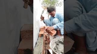 4 inch wall bricklaying youtubeshorts construction shorts [upl. by Caesaria]