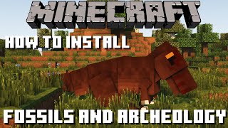 minecraft fossils and archeology mod EP 1 [upl. by Cob]