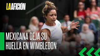 Renata Zarazúa es eliminada de la primera ronda de Wimbledon [upl. by Past]