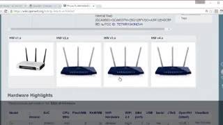 Return TPLINK TLWR1043ND V2 Gigabit router back to orginal firmware from OpenWrt [upl. by Seadon]