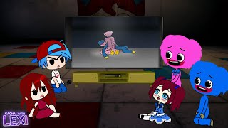 FNF Characters amp Huggy Wuggy React to Poppy Playtime Memes Part 6 [upl. by Plate29]