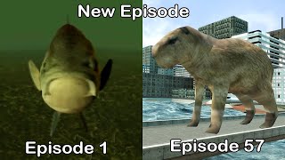 The Fish 1  57 ALL Episodes Giant Capybara Episode 57 [upl. by Wynnie150]