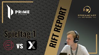 Rift Report  eSports Cologne vs SPARX ESPORTS Prime League Spieltag 1 [upl. by Alue]