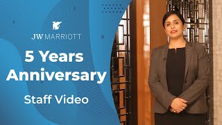 JW Marriott Chandigarh  5 Years Anniversary  Employee Testimonials [upl. by Novyaj45]