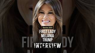 american first lady melania trump election 2024 trump melaniatrump melaniatrumpinterview [upl. by Bergman102]