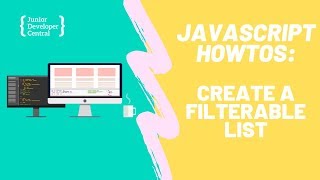 How To Create A Filterable List With JavaScript [upl. by Amiaj]