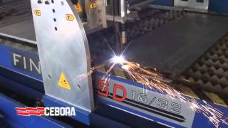 The Cebora HQC plasma cutting at the Alihankinta fair [upl. by Essam]