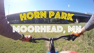 Horn Park Mountain Bike Trail  Moorhead Mn [upl. by Belia]