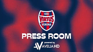 PRESS ROOM Virtus Verona  Triestina [upl. by Vezza719]