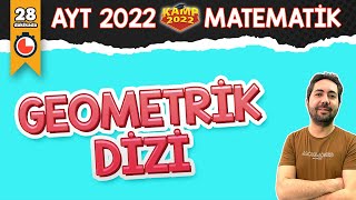 Geometrik Dizi  AYT Matematik kamp2022 [upl. by Eibor]