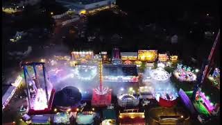 Rushden Feast Fair From Above 130924 [upl. by Iral219]