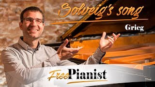 Solveigs song  KARAOKE  PIANO ACCOMPANIMENT  Peer Gynt  Grieg [upl. by Slyke]