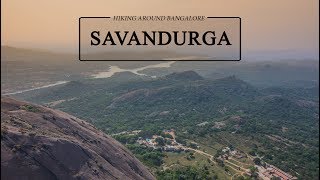 Savandurga  Asias Largest monolith Hill  Trek around Bangalore [upl. by Avevoneg]