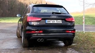 2016 Audi Q3 Sline Quattro 20 TDI 184 HP Test Drive [upl. by Niran]