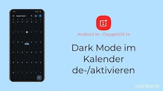 Dark Mode im Kalender aktivieren oder deaktivieren  OnePlus Android 14  OxygenOS 14 [upl. by Nnave]